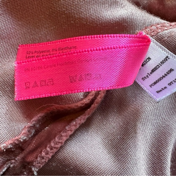 Betsey Johnson Crushed Velvet Hoodie Dress – Size Small - Picture 14 of 16